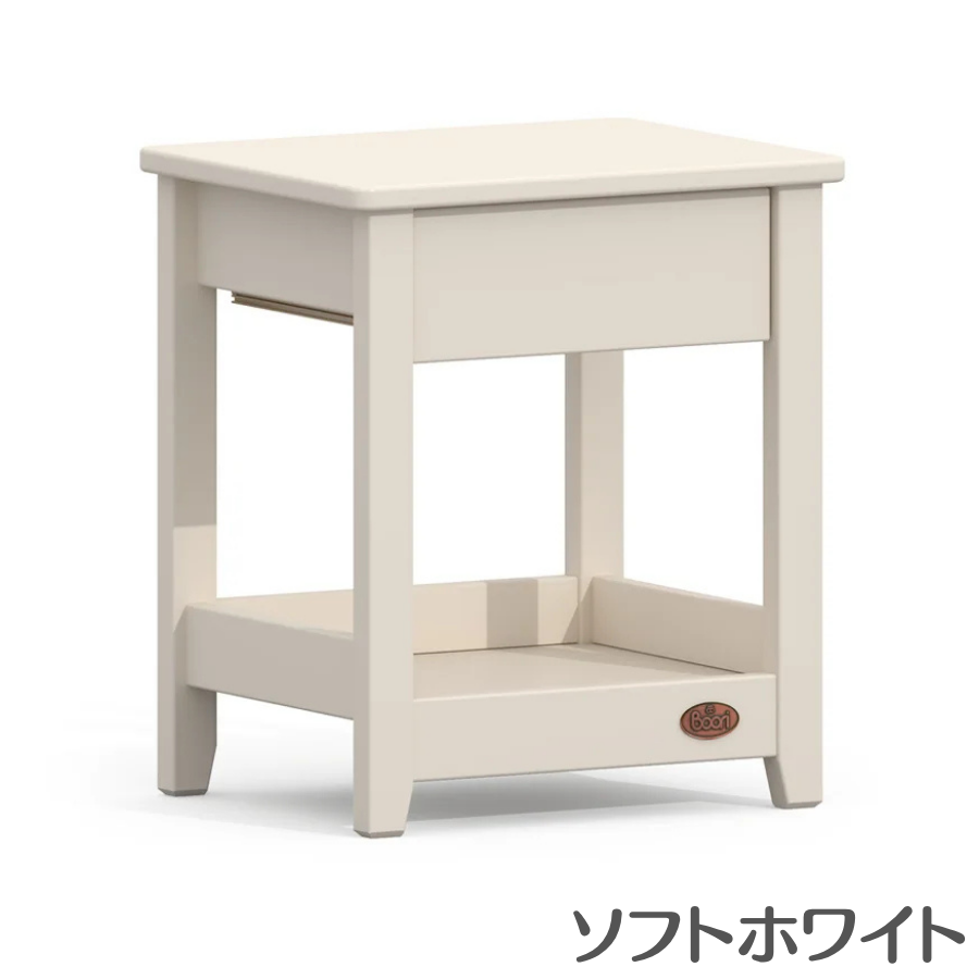 Boori 直線型 木製 ベッドサイド テーブル 収納引出し付属 2年保証 コンパクト テーブル 収納棚 ミニ本棚 テーブル スリム 小物収納 子供部屋 ブーリ BK-LIBT |  | 04