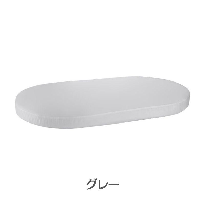 Boori ベビーベッド マットレス カバー Boori 楕円形マットレス用 ラップシーツ コットン100% 楕円形 ベビー