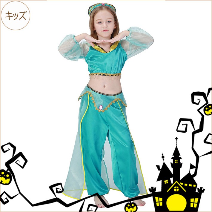 アラジンと魔法のランプ ハロウィン コスプレ衣装 ジャスミン アラジンと魔法のランプ ハロウィン コスプレ衣装 ジャスミン