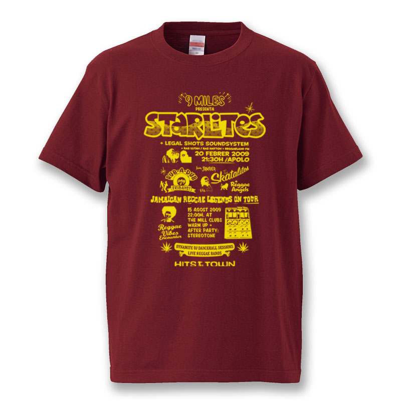 Tシャツ メンズ レゲエ reggae メール便OK まとめ割 Tシャツフェスタ対象 Starlites fst008 S-XL 通販 おしゃれ :  fst008 : ボーダーズストア - 通販 - Yahoo!ショッピング