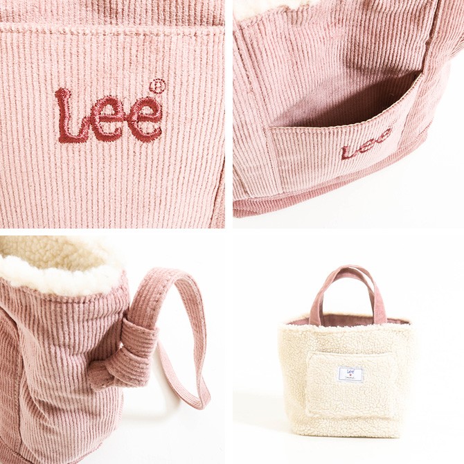 Lee × SMIR NASLI リー×サミールナスリ リバーシブルミニトート Reversible Mini Tote 011300024  011100024 トートバッグ ショルダーバッグ ボア コーデュロイ