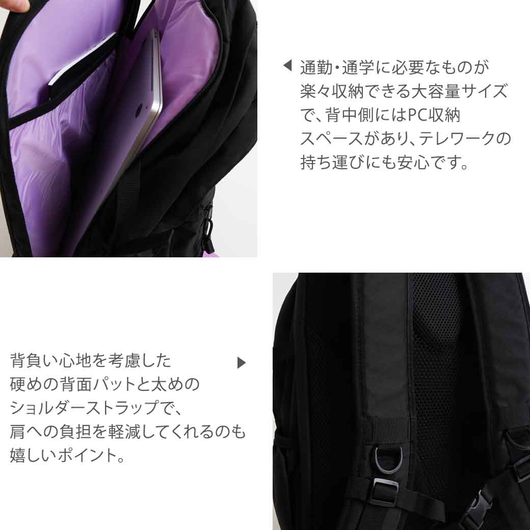 ミルクフェド MILKFED ACTIVE DOUBLE POCKET MOLLE BACKPACK