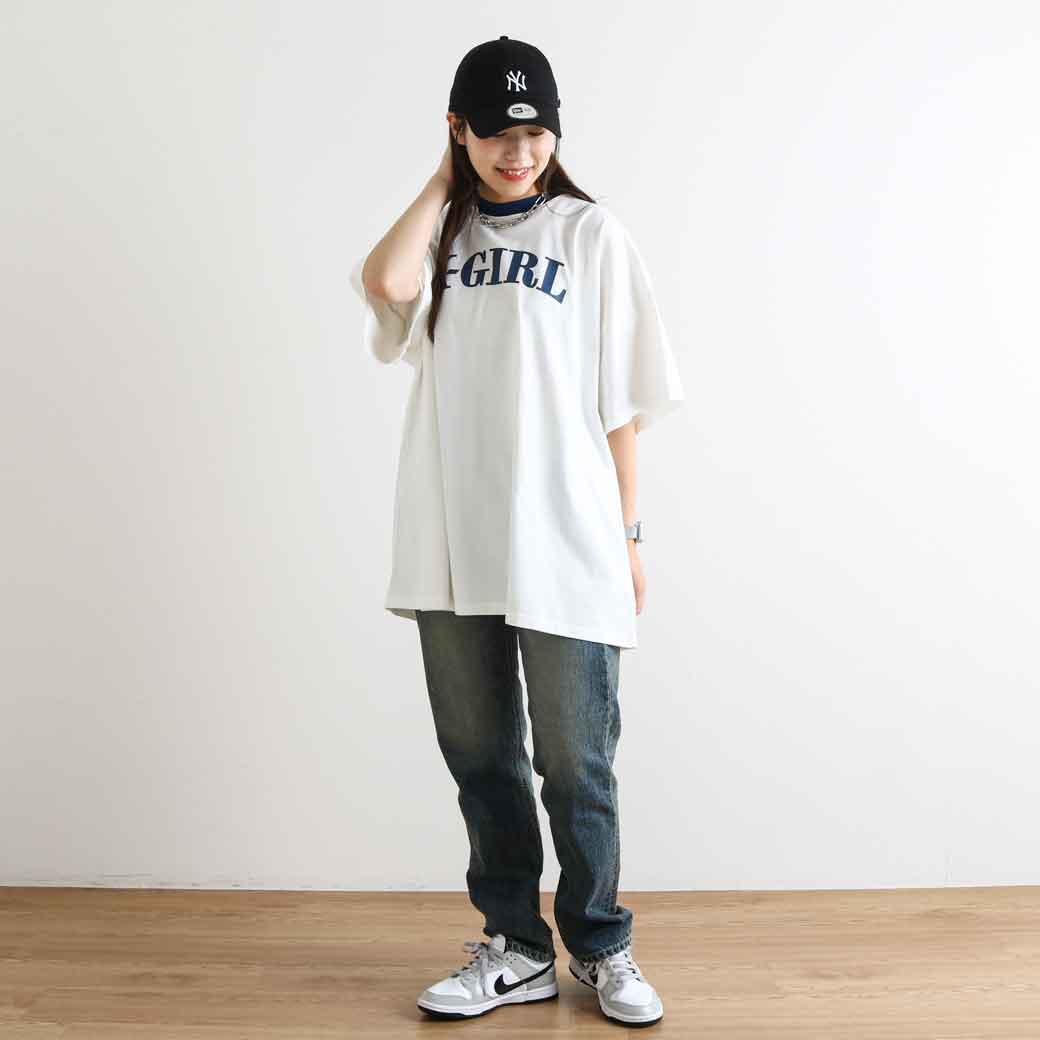 エックスガール X-girl RINGER S/S BIG TEE DRESS レディース