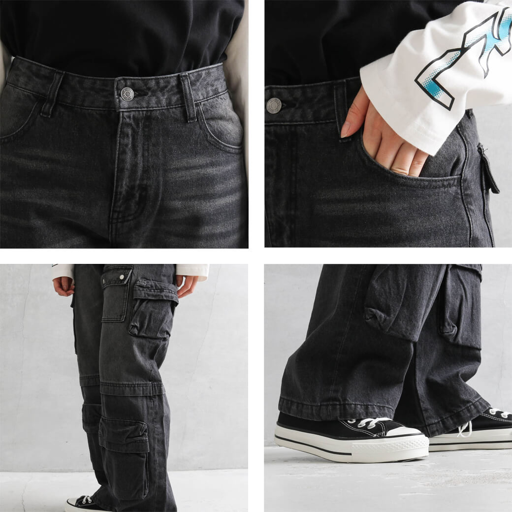 X-girl エックスガール POCKET DENIM PANTS レディース