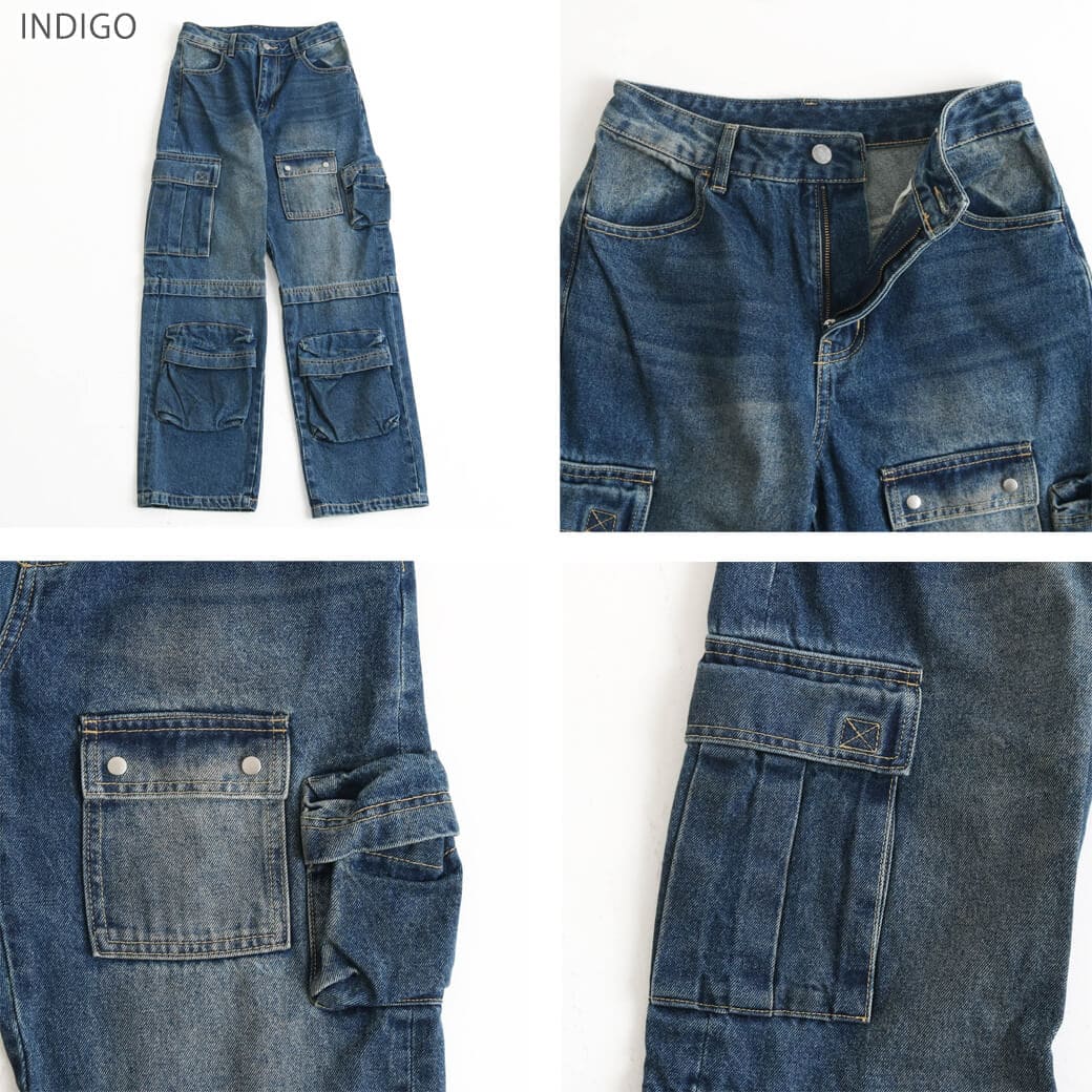 X-girl エックスガール POCKET DENIM PANTS レディース