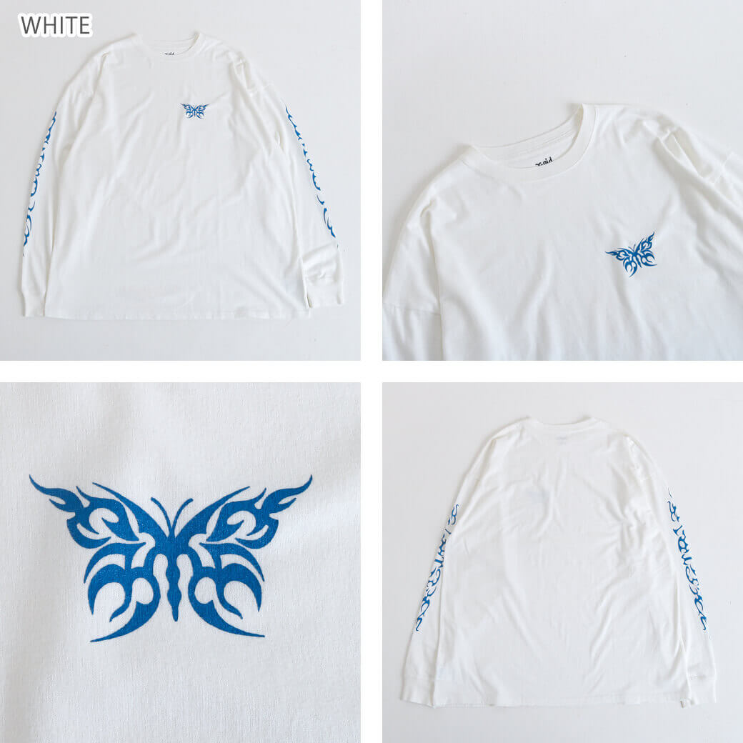 エックスガール X-girl TRIBAL BUTTERFLY L/S TEE DRESS レディース