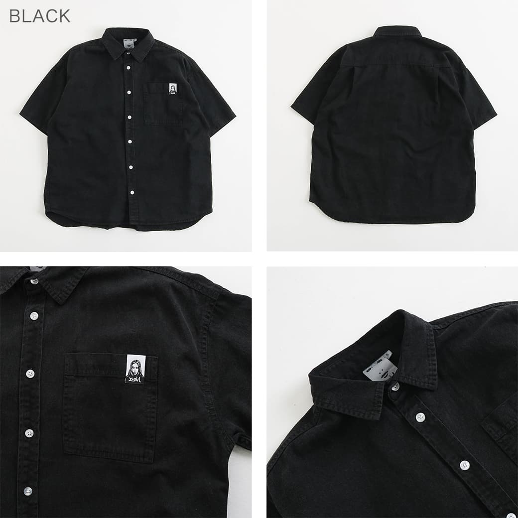 X-girl エックスガール FADED FACE SS SHIRT フェイデッド