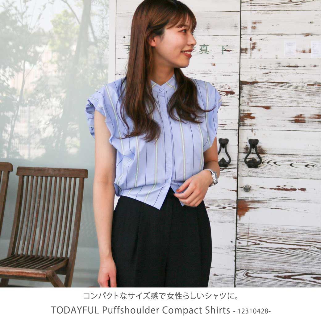 todayful Puffshoulder Compact Shirts-