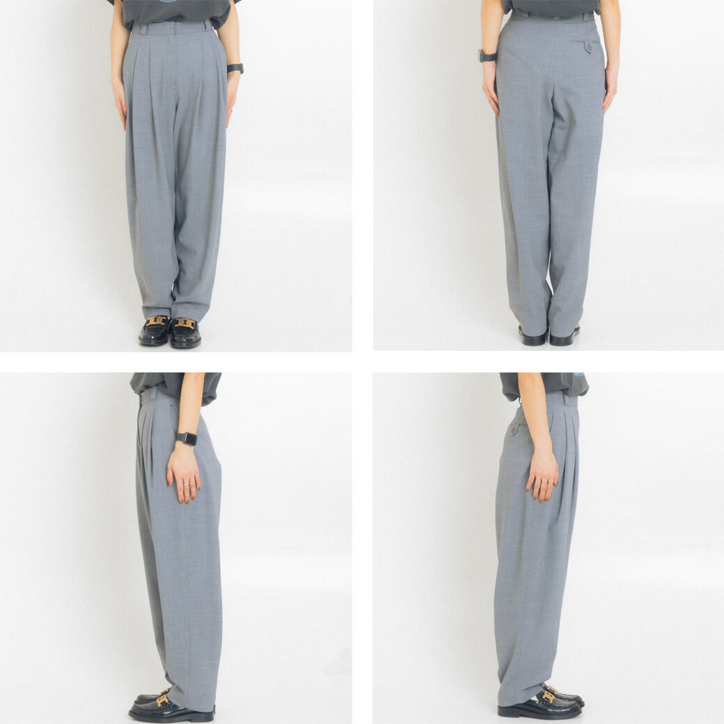 TODAYFUL トゥデイフル Highwaist Tuck Trousers ハイウエスト タック トラウザーズ パンツ ボトムス レディース  テーパード カジュアル シンプル 送料無料 : 12310726 : BORNFREE E-SHOP - 通販 - Yahoo!ショッピング