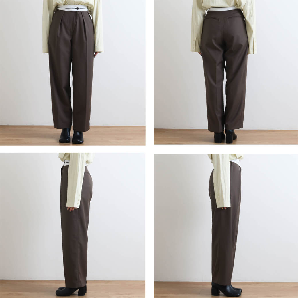 TODAYFUL トゥデイフル Front Slanting Trousers トラウザーズ 