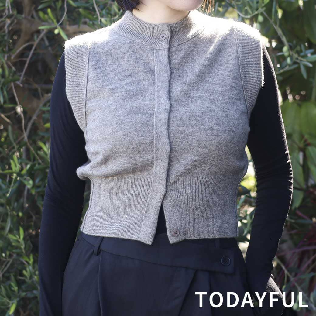 TODAYFUL トゥデイフル コンパクトニットベスト 12420515