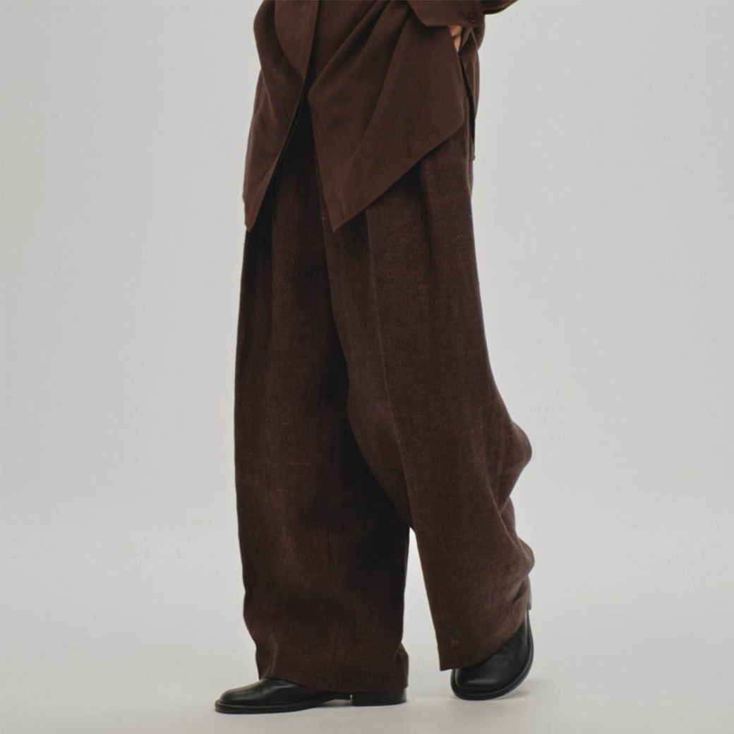 todayful トゥデイフル Tuck Linen Trousers タック リネン トラウザー 