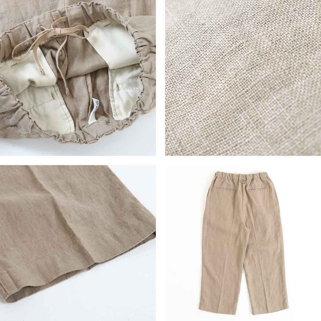キャンバス ドミンゴ D.M.G Linen canvas straight easy pants