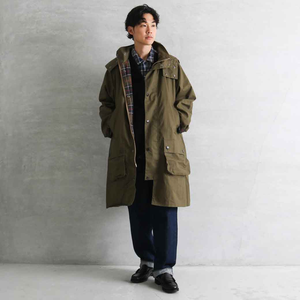 バブアー Barbour フーディッドパーカー　メンズ 1473MCAG011 232MCAG011　レディース　ユニセックス　コート　フード　 アウター　ロング　送料無料