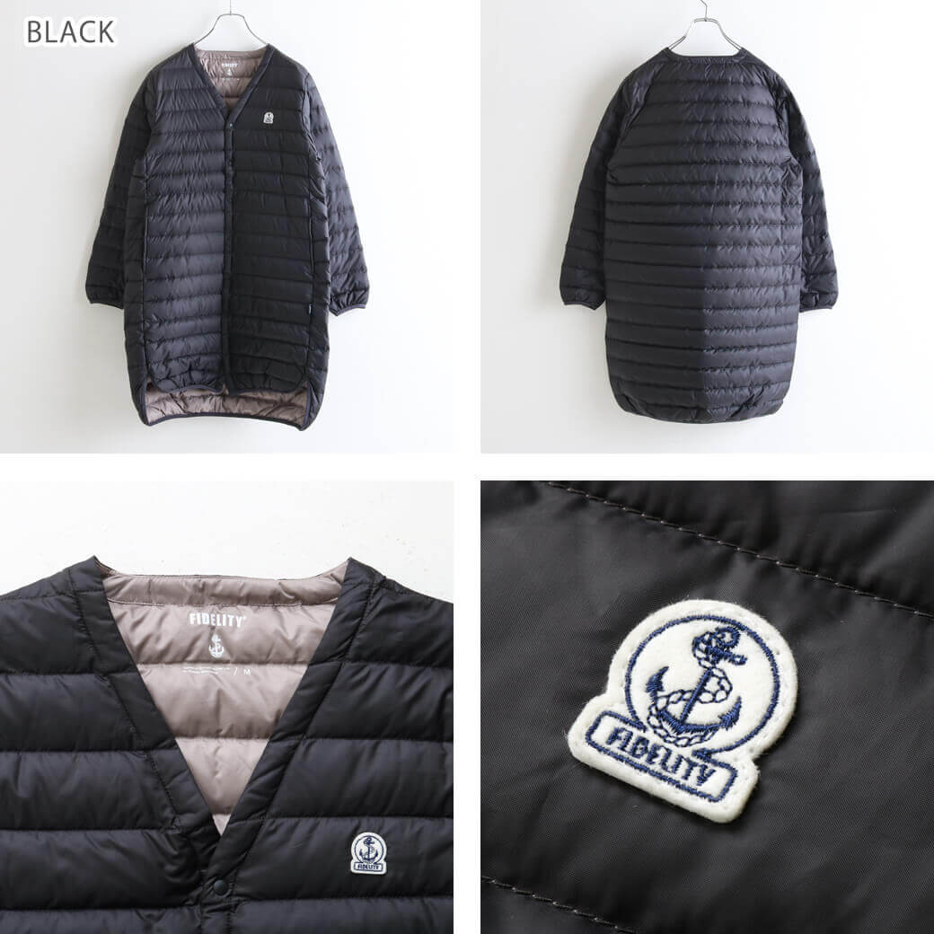 FIDELITY フィデリティ LONG DOWN JACKET アウター レディース ダウン