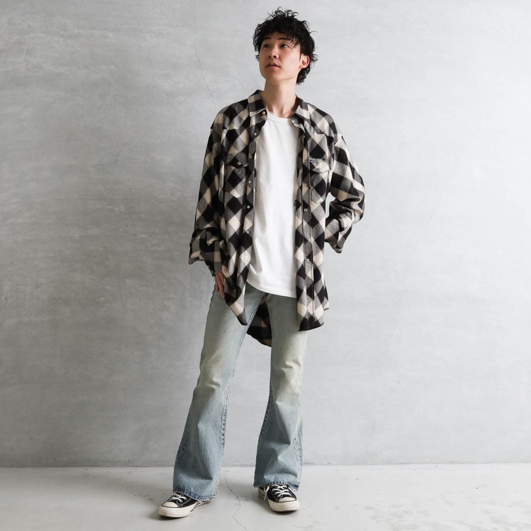 シュガーヒル×ラングラー SUGARHILL×Wrangler ビッグウエスタンシャツ メンズ 23SSWR02 トップス 長袖 シャツ 送料無料｜bornfree-e-shop｜13