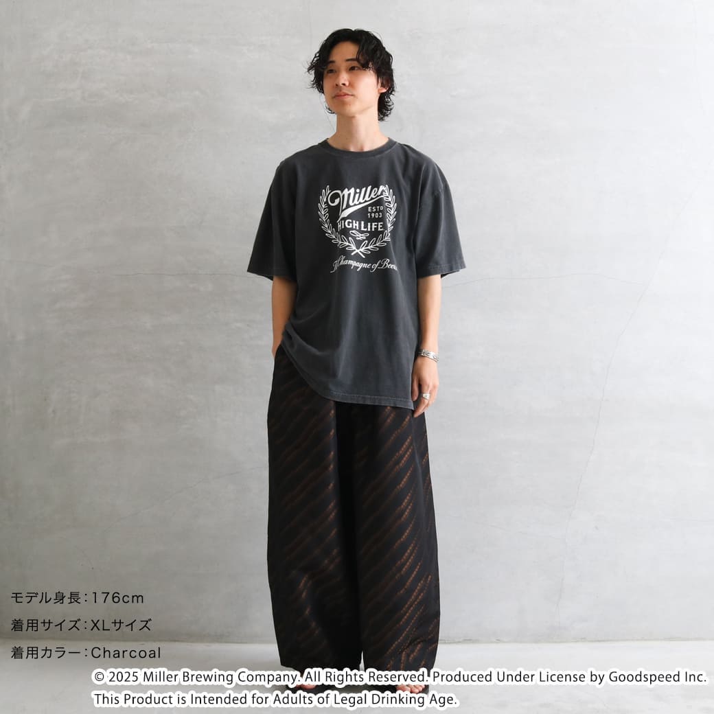 GOOD ROCK SPEED グッドロックスピード Miller LOGO T-SHIRT