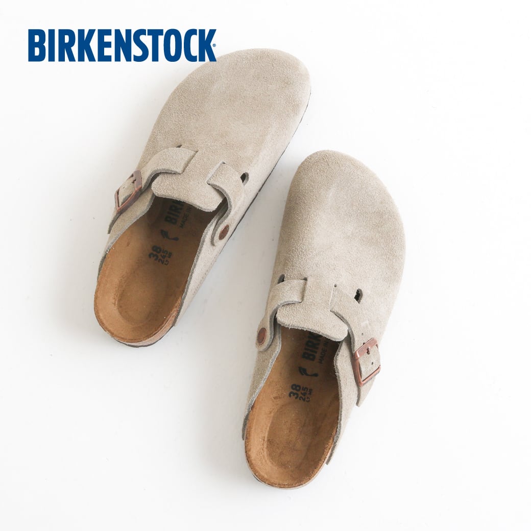 [美品]BIRKENSTOCK ビルケンシュトック boston ボストントープ BIRKENSTOCK Boston taupe ビルケンシュトック ボストン トープ