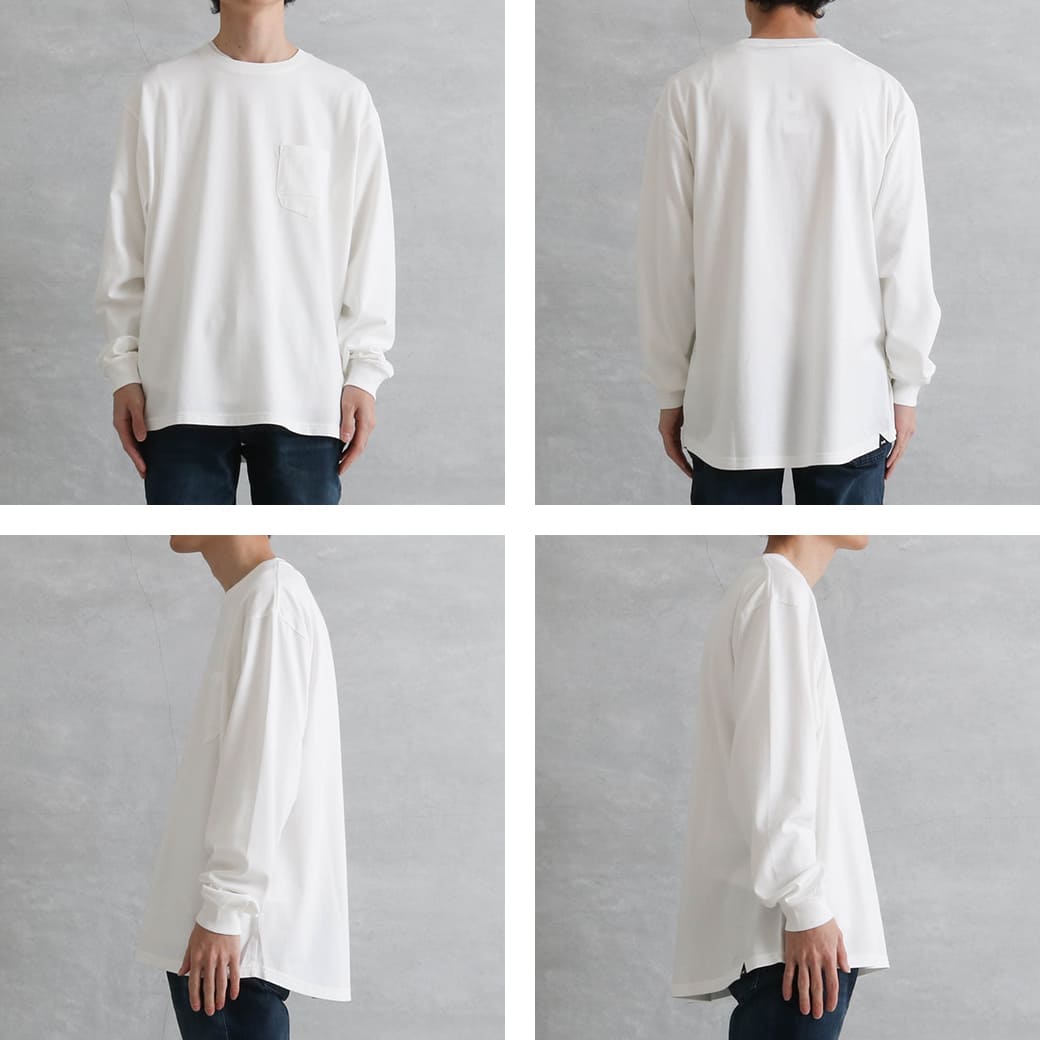 211121 DENHAM DXD CHROME LS TEE ポケット ロンT