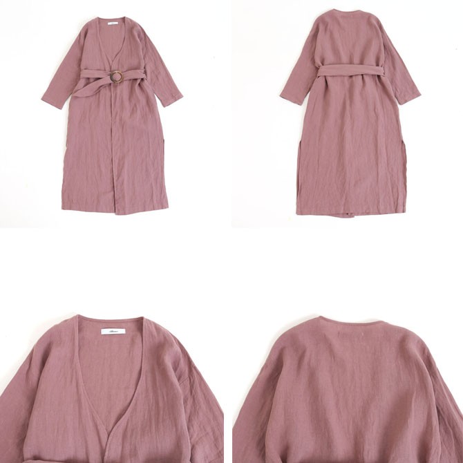 Allumer アリュメール Linen Gown リネンガウン 8154307 レディース