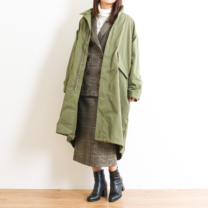 アリュメール Allumer オーバーサイズモッズコート Oversized Mods Coat 8179257 レディース アウター コート  モッズコート 3WAY