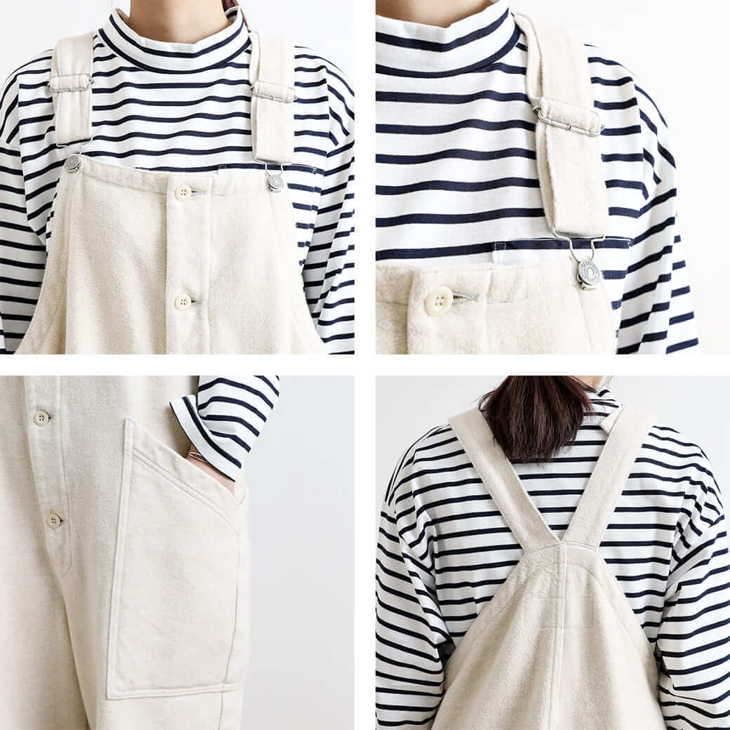 HARVESTY ハーベスティ コットンメルトン オーバーオール COTTON