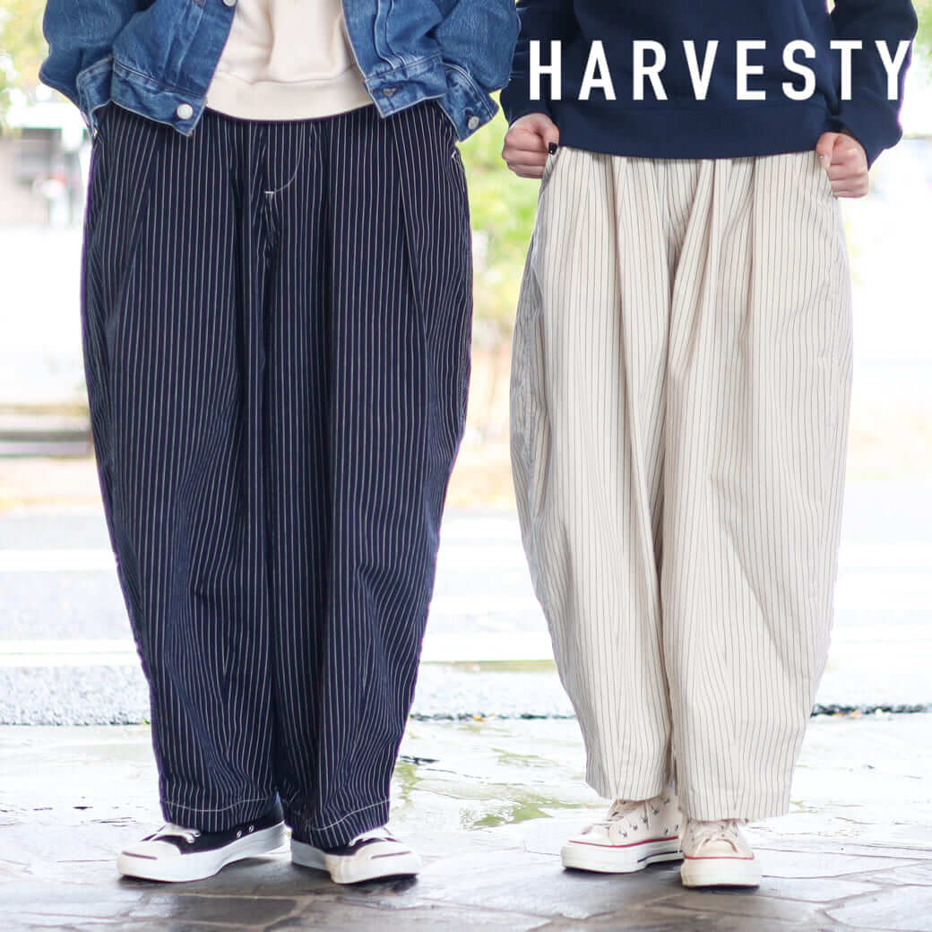 HARVESTY/ハーベスティー STRIPE CIRCUS PANTSストライプ