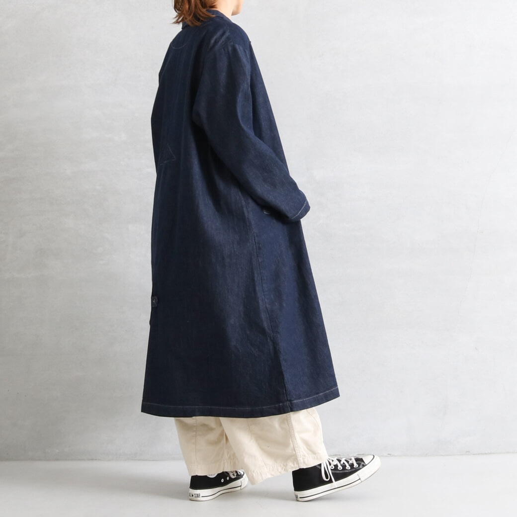 ハーベスティ HARVESTY デニムオーバーコート DENIM OVER COAT A32101