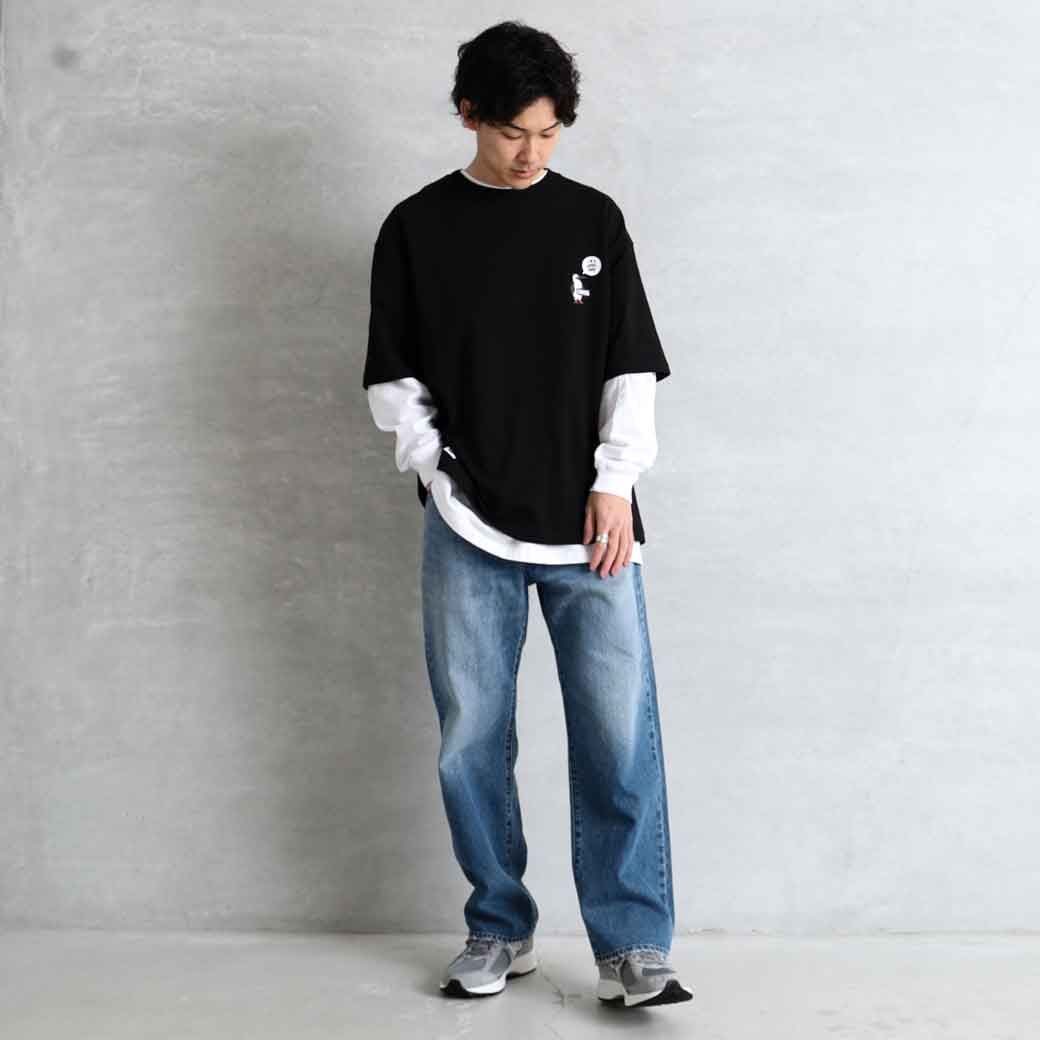 CHUMS チャムス Oversized I’m Not A Penguin T-Shirt 半袖 Tシャツ メンズ トップス プリント ブービー  2023年 春夏 アウトドア