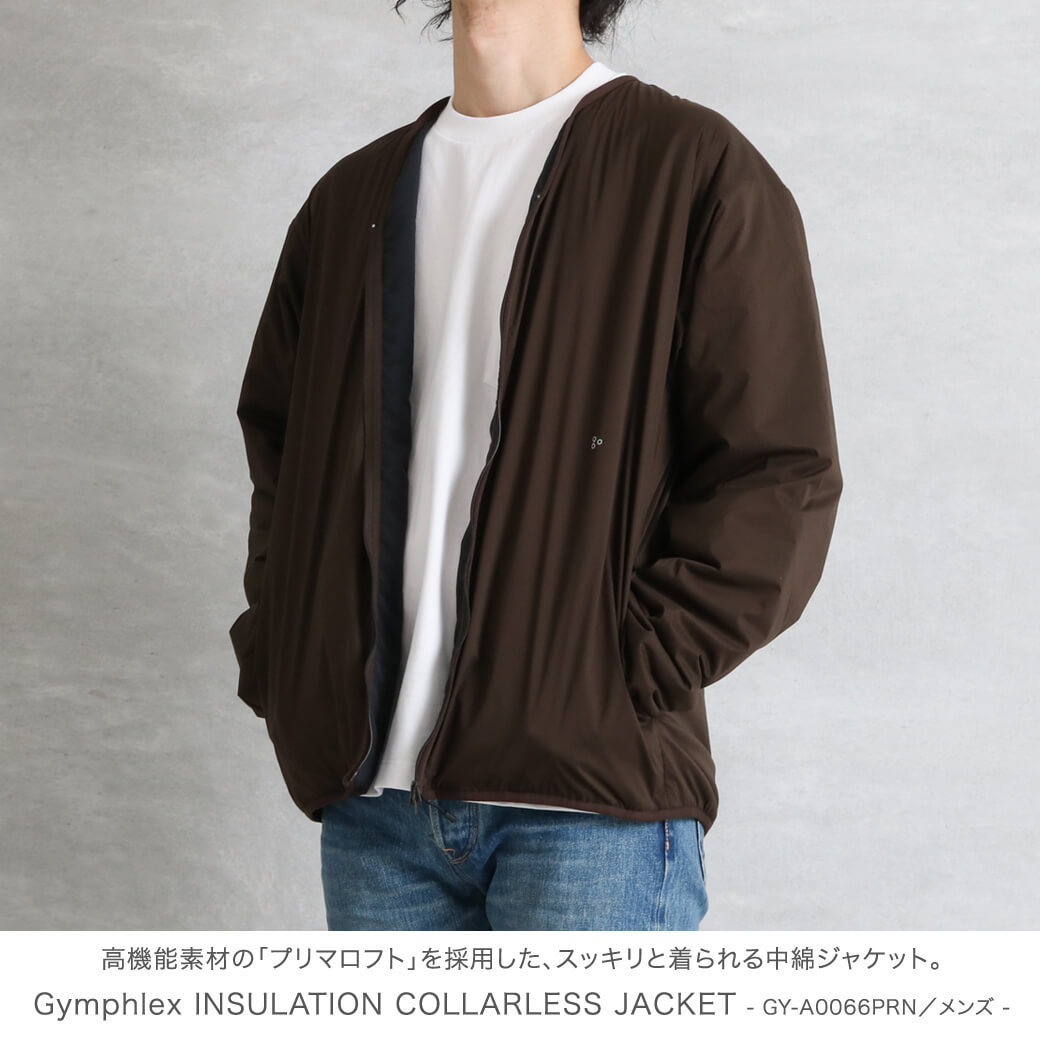 Gymphlex ジムフレックス インサレーション カラーレス ジャケット INSULATION COLLARLESS JACKET GY-A0066PRN  :gy-a0066prn:BORNFREE E-SHOP - 通販 - Yahoo!ショッピング