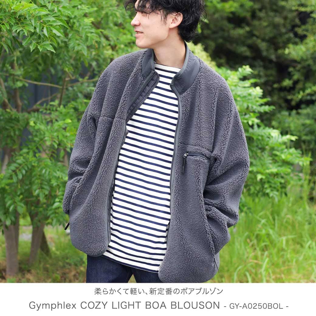 Gymphlex ジムフレックス コージーライトボア ブルゾン COZY LIGHT BOA BLOUSON GY-A0250BOL :  gy-a0250bol : BORNFREE E-SHOP - 通販 - Yahoo!ショッピング