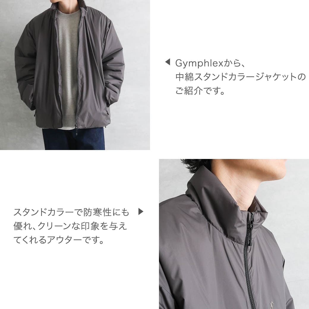 Gymphlex ジムフレックス ポリエステルタフタ スタンドカラージャケット GY-A0440PEP