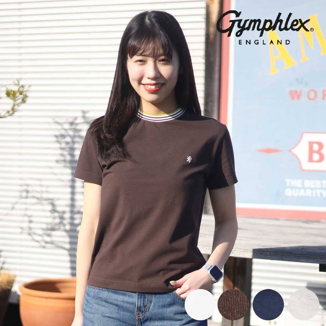 GYMPHLEX　KNIT-LINE T-SHIRTS GYMPHLEX KNIT-LINE T-SHIRTS（Tシャツ/カットソー）｜GYMPHLEX