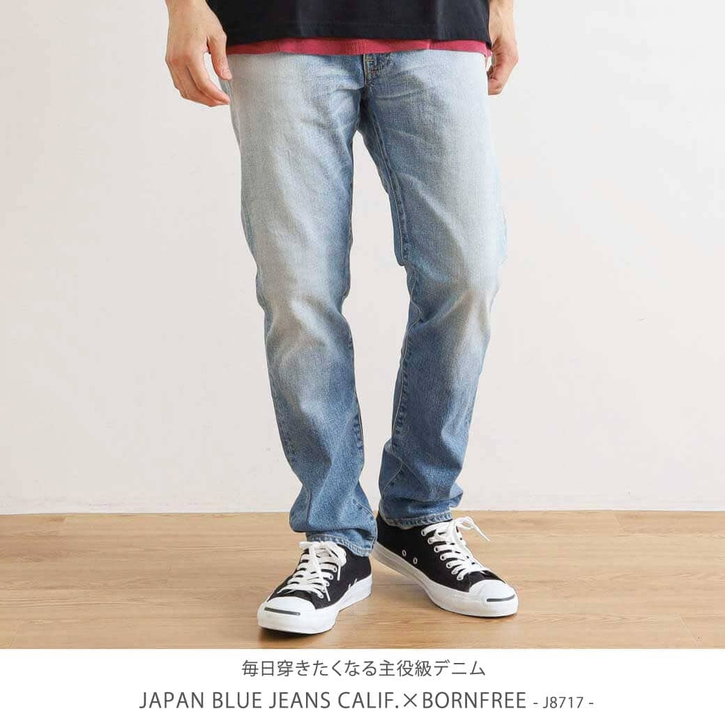 JAPAN BLUE JEANS ジャパンブルージーンズ CALIF.×BORNFREE テーパード