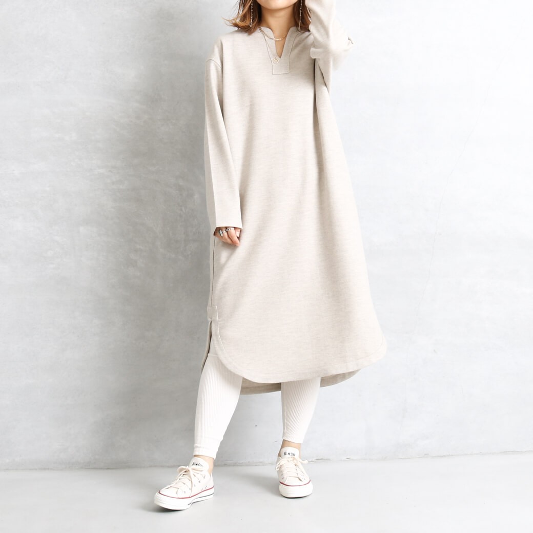 ル・グラジック LE GLAZIK ウールスキッパーチュニックワンピース WOOL SKIPPER TUNIC ONEPIECE JL-9245  レディース