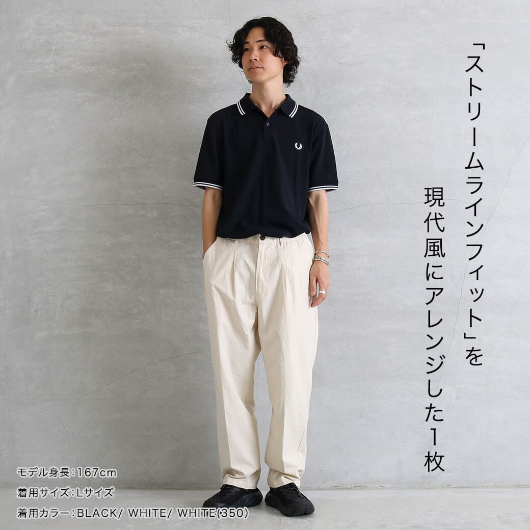 FRED PERRY フレッドペリー ポロシャツ Twin Tipped Shirt M3600
