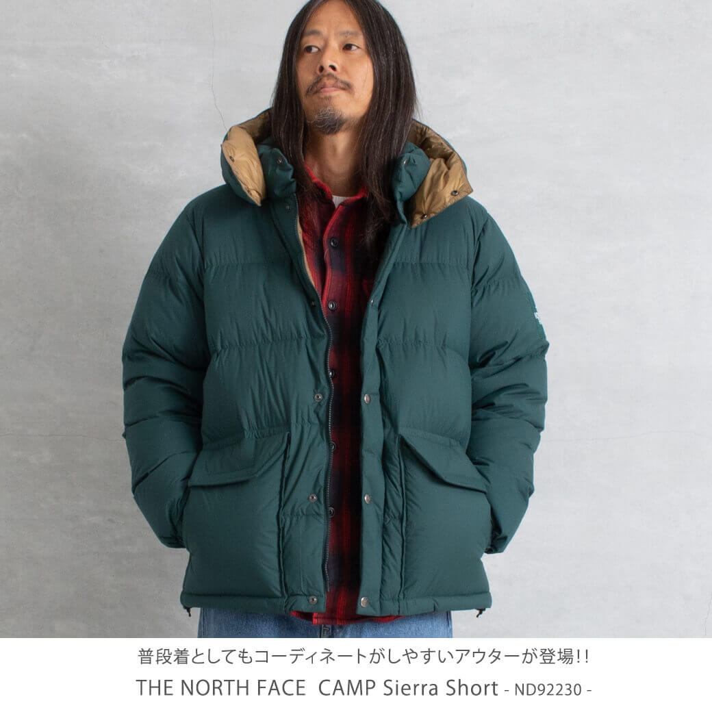 ザ・ノースフェイス　THE NORTH FACE　キャンプシエラショート　ND92230　メンズ　アウター　ダウン　キャンプ シエラ　2022年 秋冬