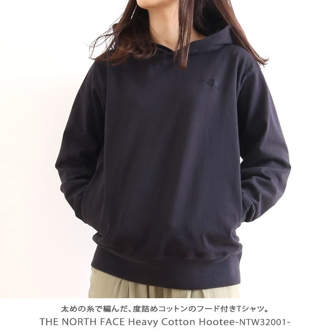 ザ・ノースフェイス THE NORTH FACE Heavy Cotton Hootee ヘビーコットンフーティ　NTW32001 レディース