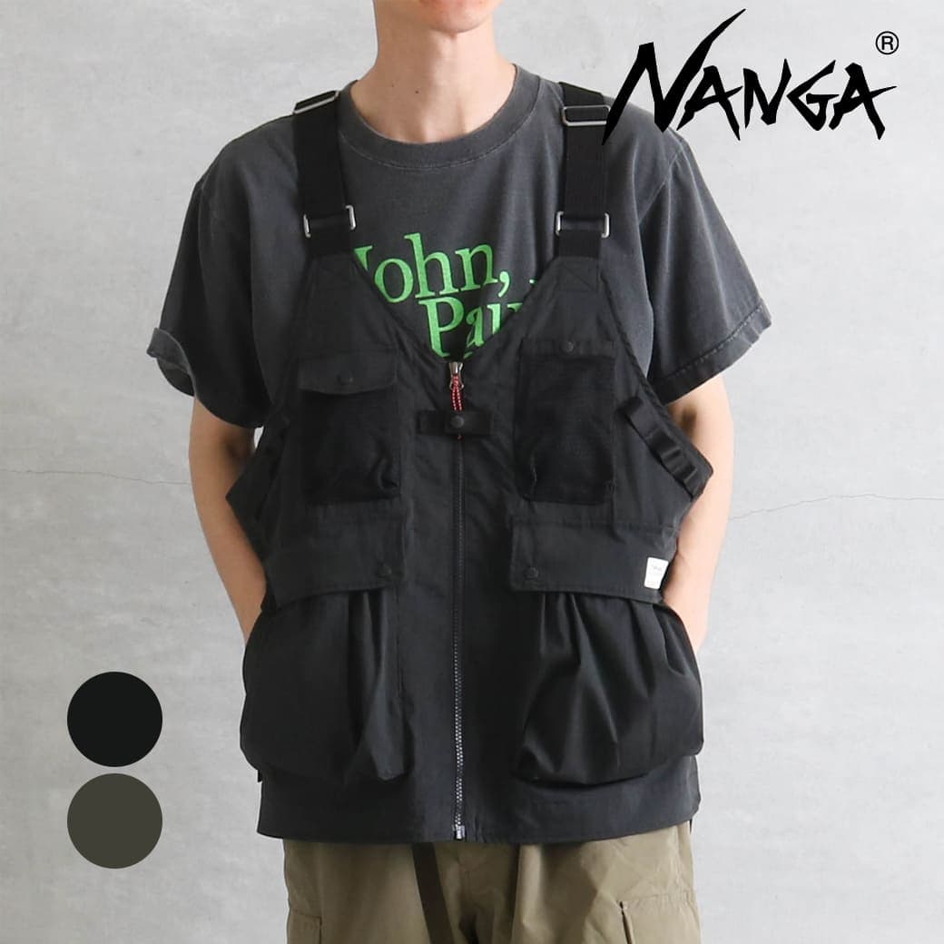 NANGA ナンガ ヒノックリップストップ フィールドベスト メンズ 