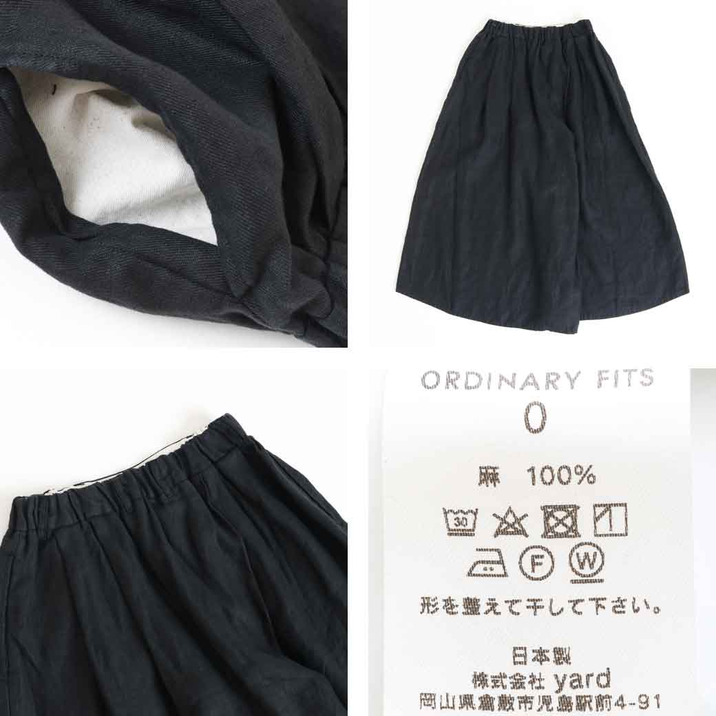 オーディナリーフィッツ ORDINARY FITS ツイストキュロットパンツ TWIST CULOTTES レディース OF-P163 ボトムス  キュロット パンツ 麻 送料無料 : of-p163 : BORNFREE E-SHOP - 通販 - Yahoo!ショッピング