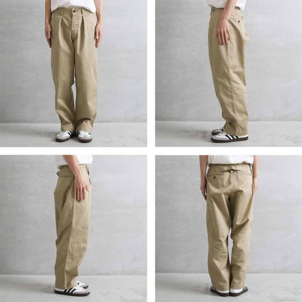 ORDINARY FITS オーディナリーフィッツ タックワイドパンツ TUCK WIDE PANTS OF-P183 : of-p183 :  BORNFREE E-SHOP - 通販 - Yahoo!ショッピング