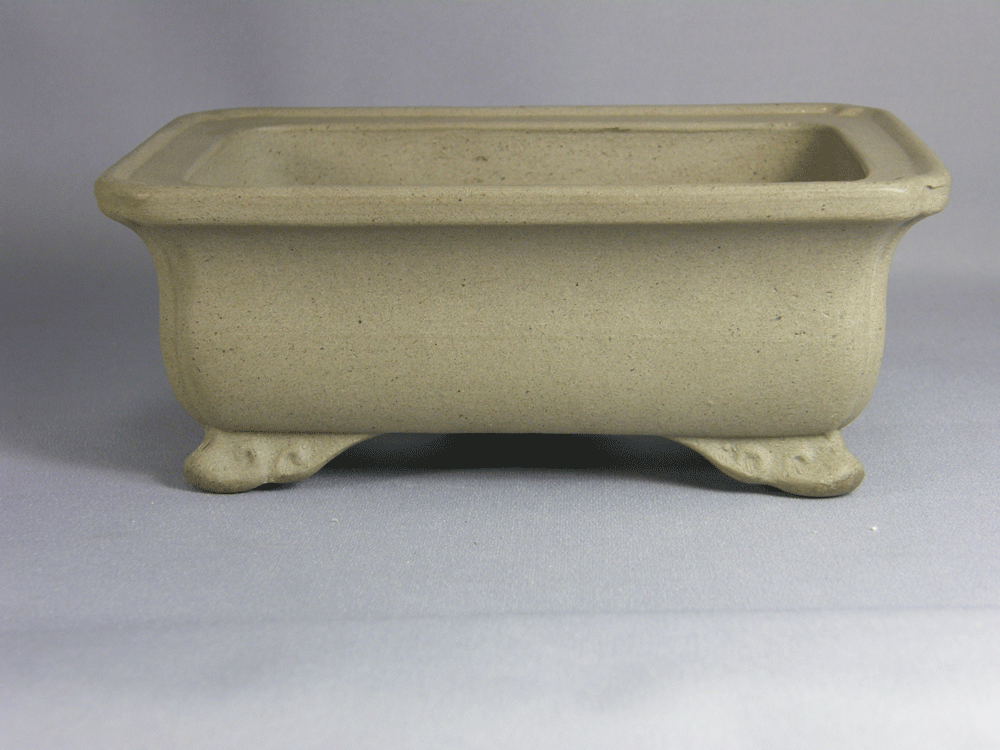 泥珠 朱泥楕円袋式雲足鉢 4号(13cm) : 鉢や 暮路空 - 通販 - Yahoo