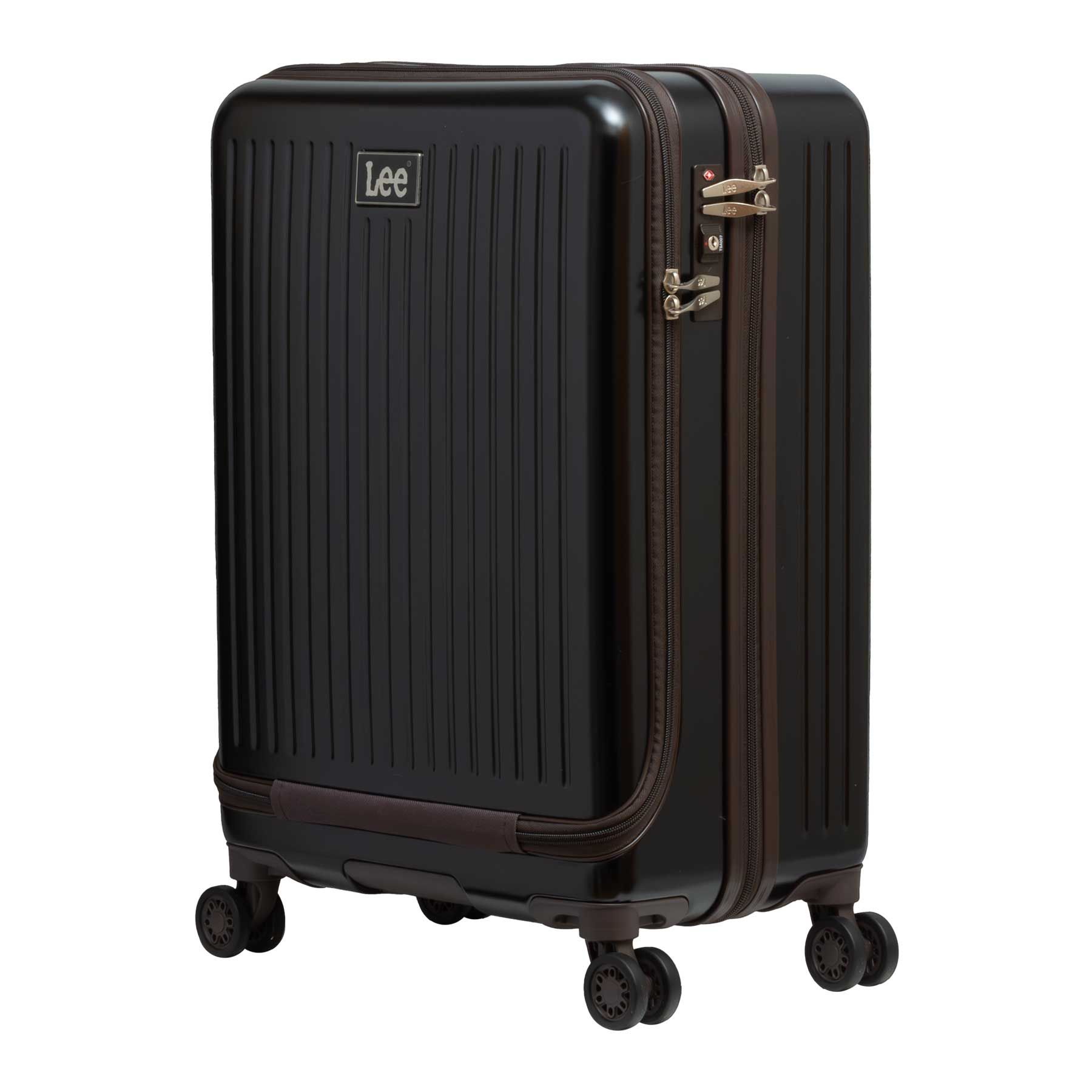 スーツケース Mサイズ 53L Lee リー 3~4泊 フロントオープン キャリー 