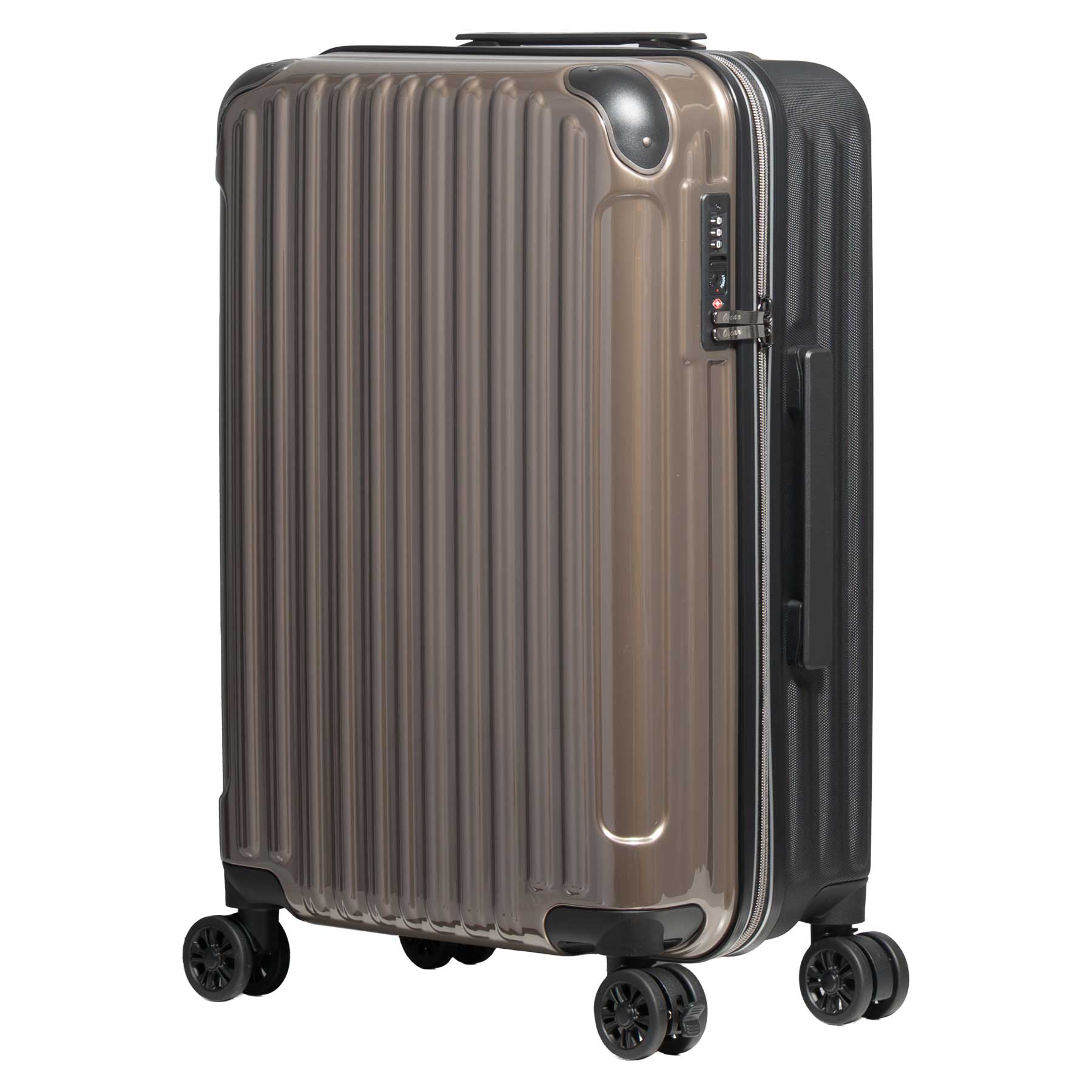 スーツケース Mサイズ 55L Oscar オスカー 3~5泊 ストッパー ダイヤル