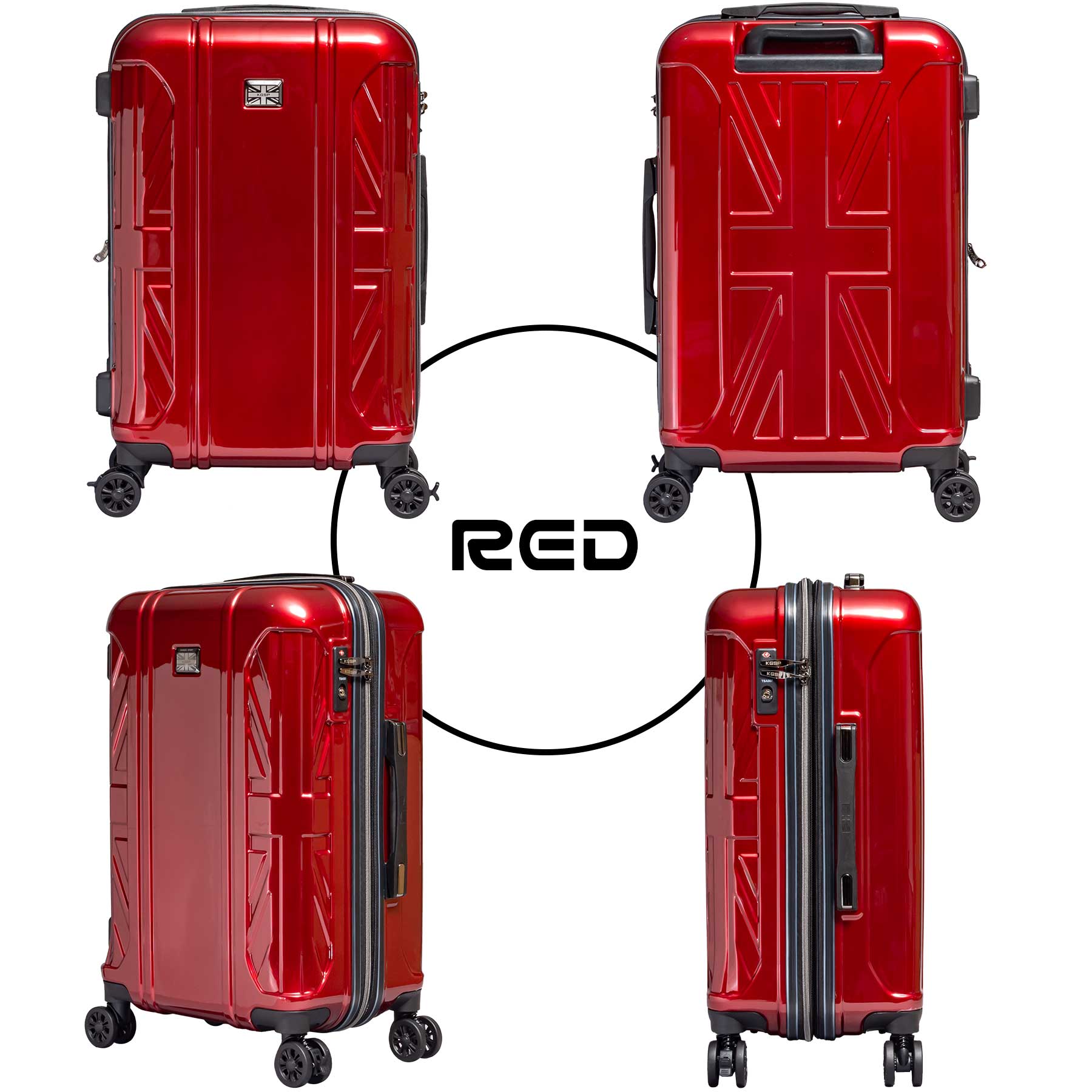 スーツケース Mサイズ 50~57L KANGOL SPORT カンゴール 3~5泊 拡張 ストッパー キャリーケース 850-8901