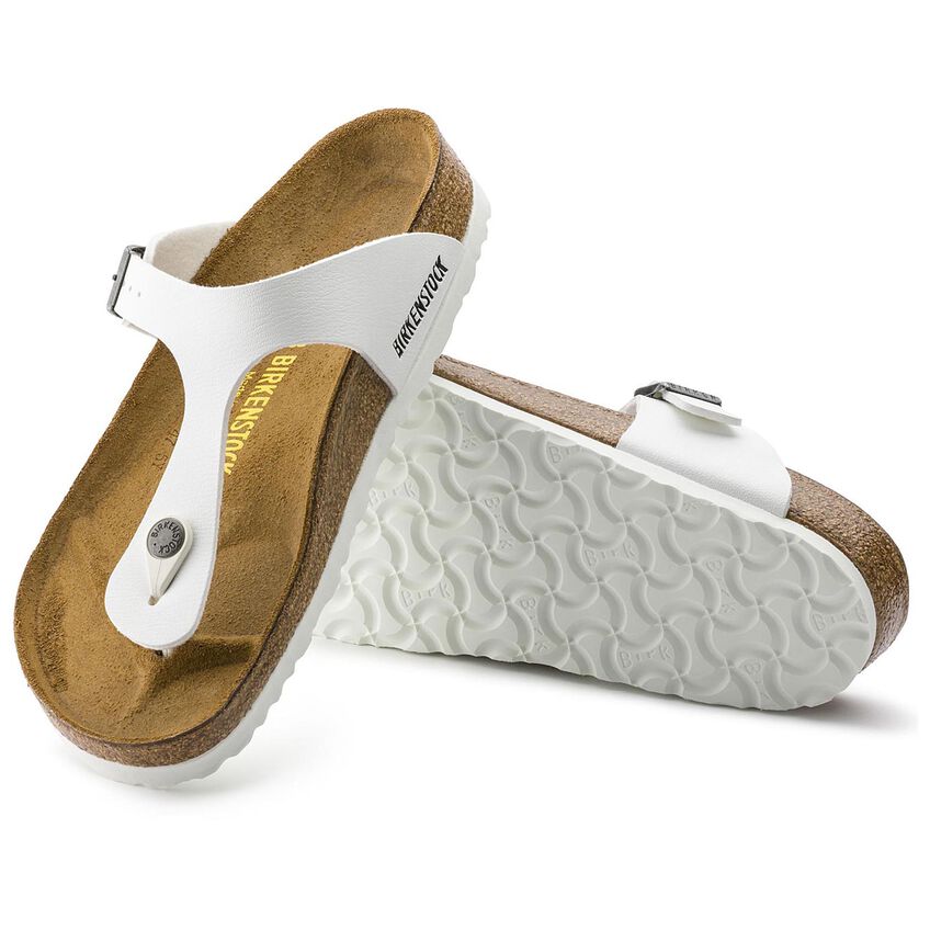 ビルケンシュトック ギゼ ビルコフロー ホワイト BIRKENSTOCK Gizeh Birko-Flor White メンズ レディース サンダル レギュラー幅 745531｜bostonclub｜04