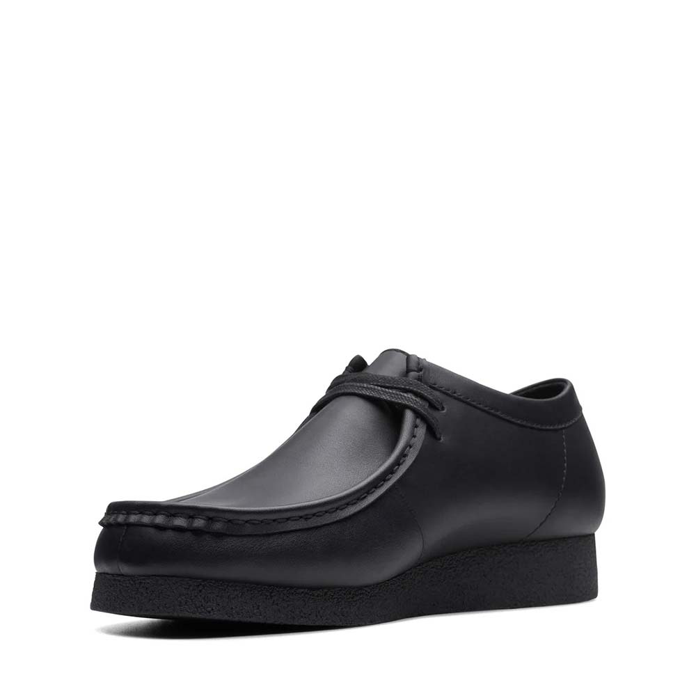 CLARKS ブラック Amazon | Clarks ワラビーORIGINALS WALLABEE Black Leather