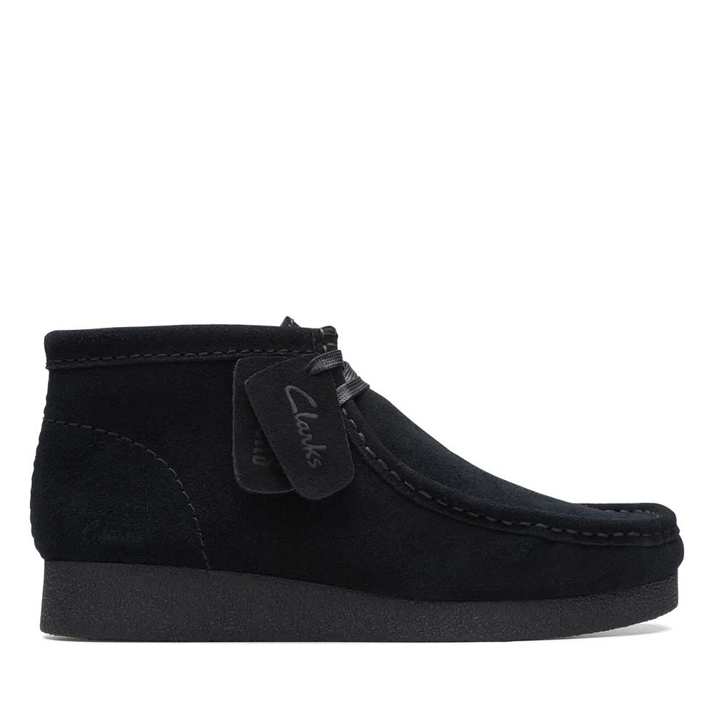 クラークス レディース ワラビーエヴォブーツ Clarks WallabeeEVO Bt ブラックスエード レディース シューズ 26174743 -  レディースファッション