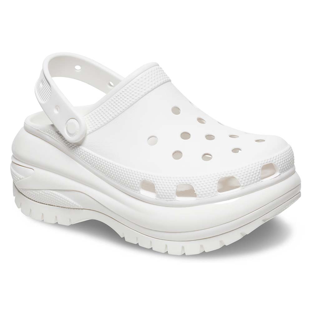 クロックス メガ クラッシュ クロッグ crocs MEGA CRUSH CLOG White レデ...