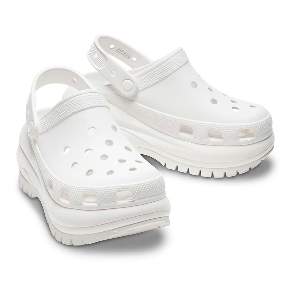 Crocs メガクラッシュ ホワイト crocs クロックス メガ クラッシュ クロッグ MEGA CRUSH CLOG